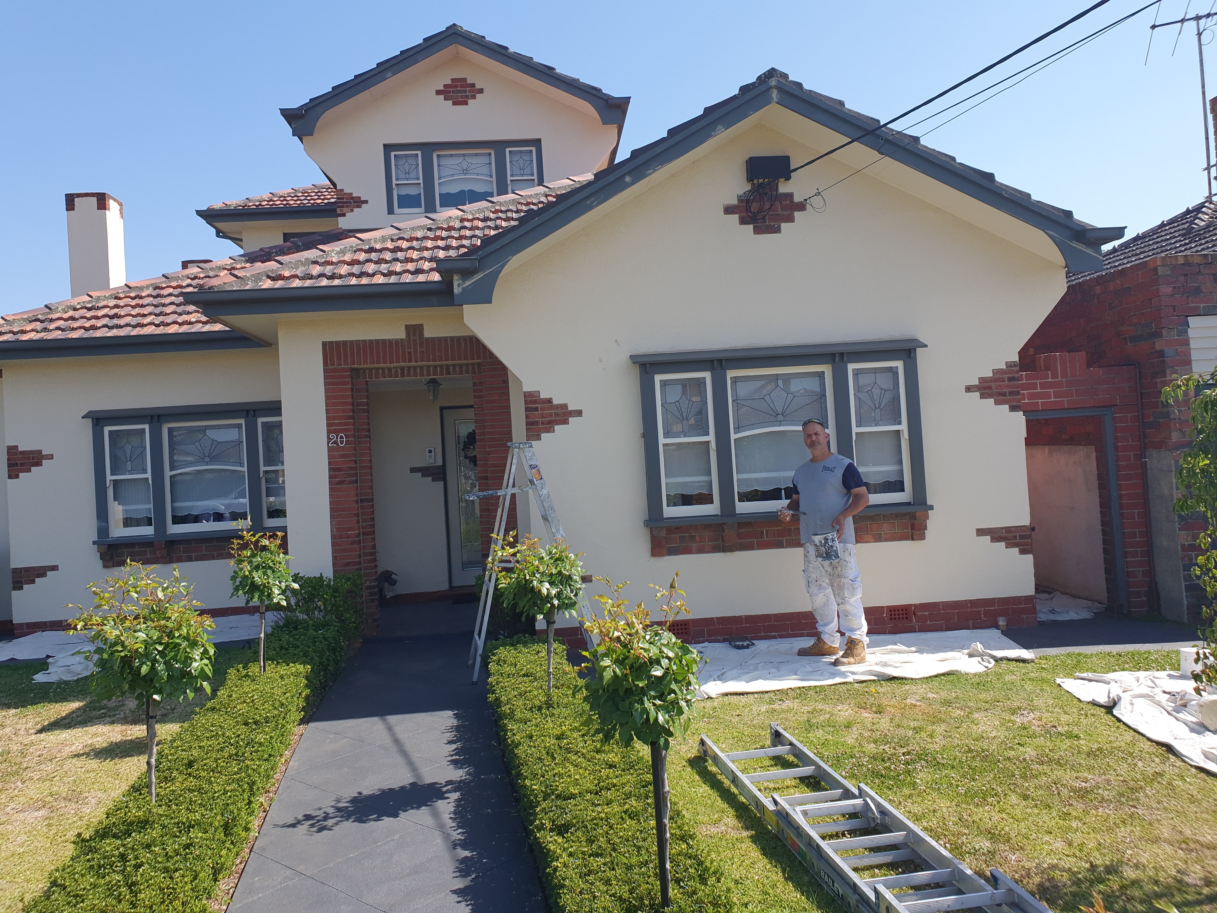 Exterior painting project